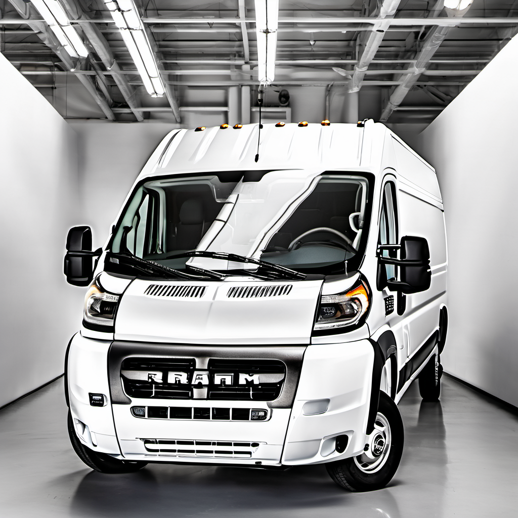 Illustration of a 2014 Ram ProMaster 3500 Cargo