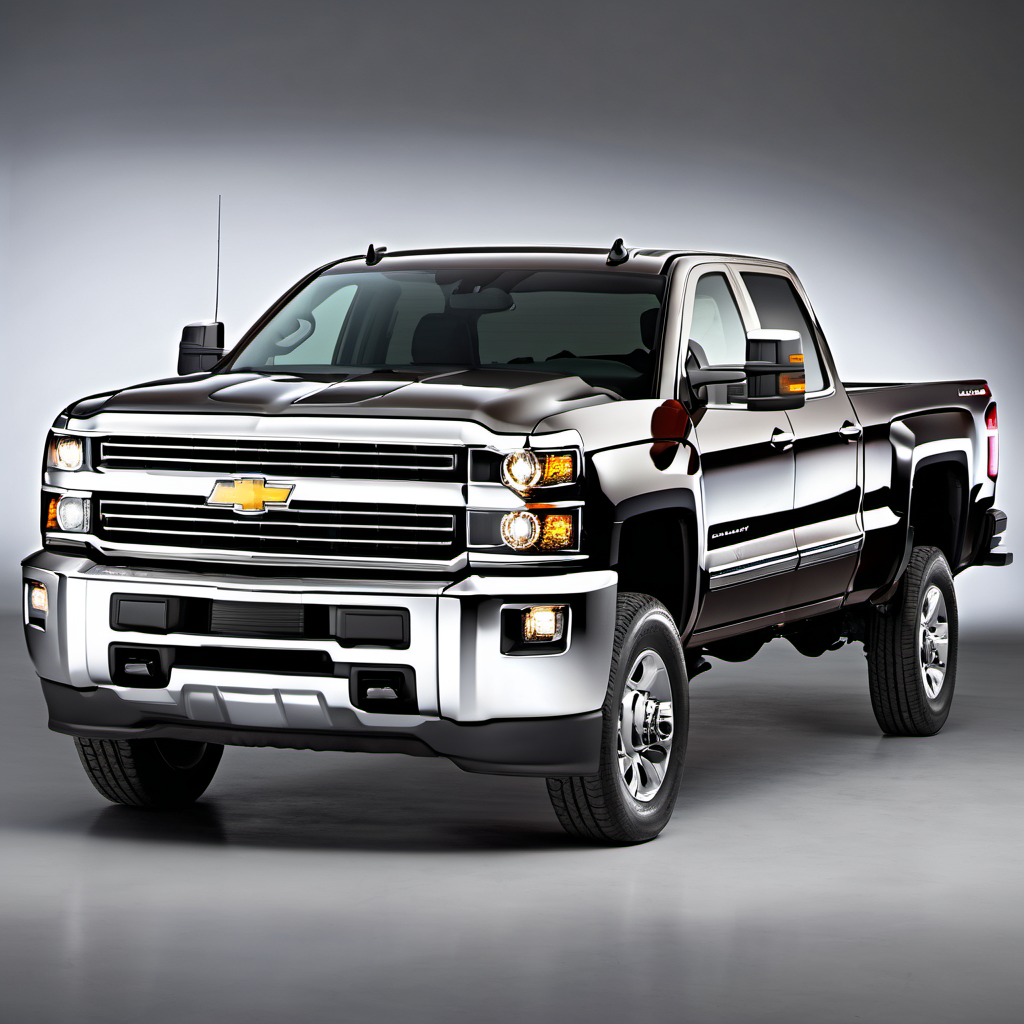 Illustration of a 2015 Chevrolet Silverado 2500 HD Double Cab