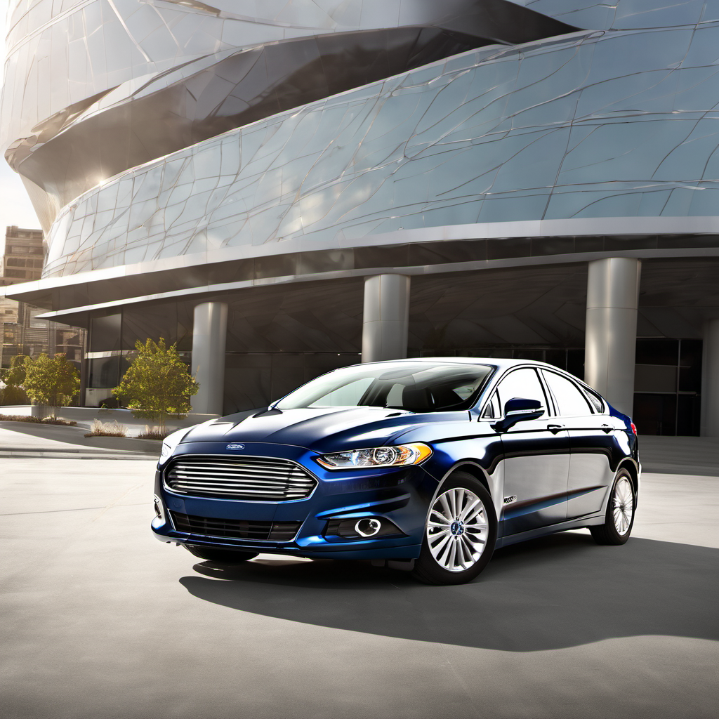 Illustration of a 2015 Ford Fusion