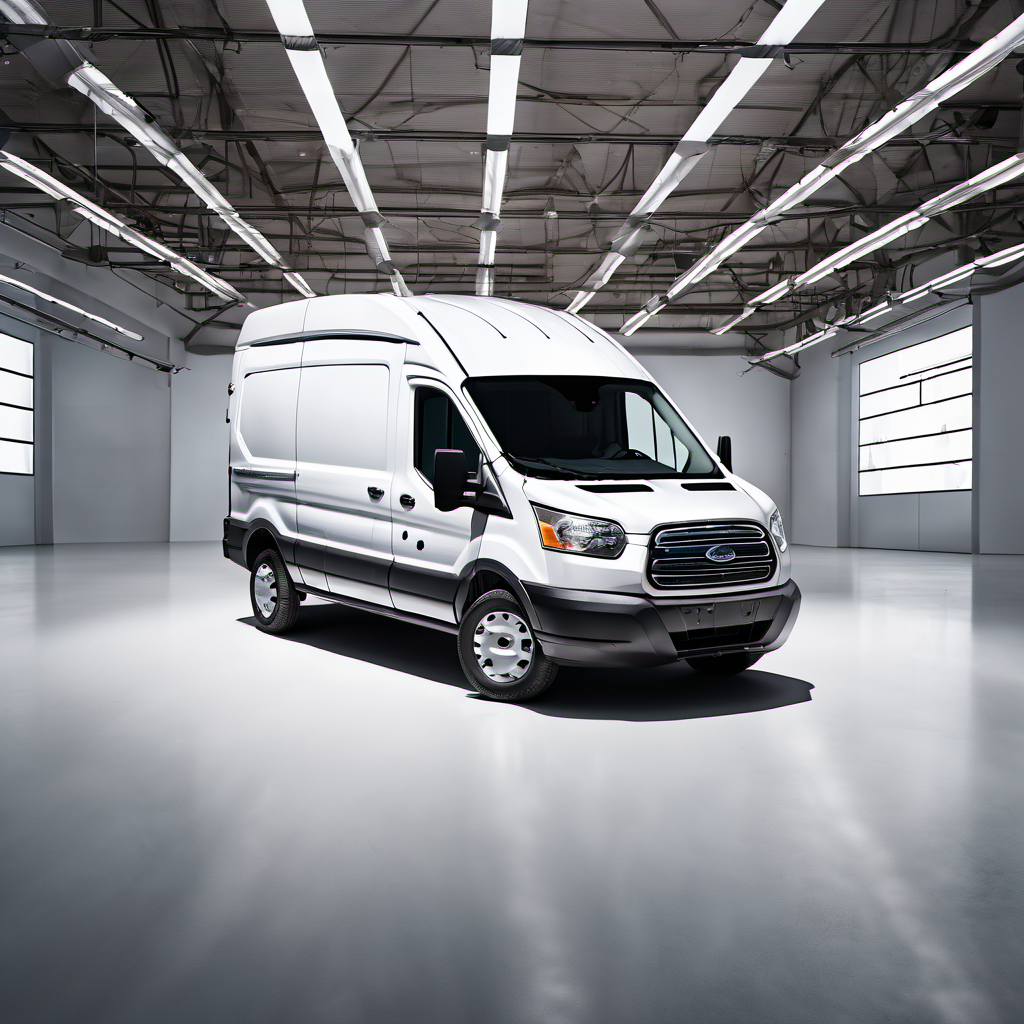 Illustration of a 2015 Ford Transit 150 Van