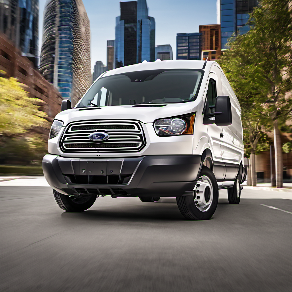 Illustration of a 2015 Ford Transit 350 Van