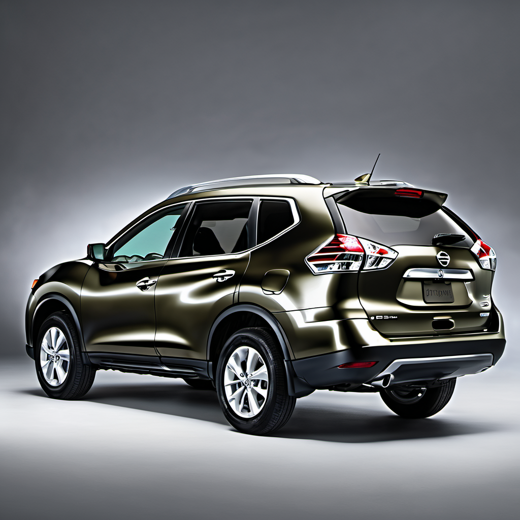 Illustration of a 2015 Nissan Rogue