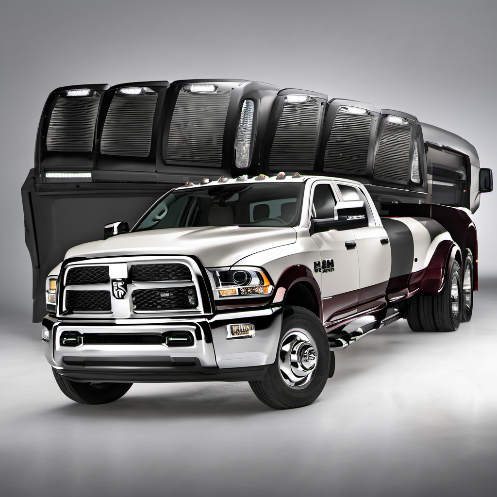 Illustration of a 2015 Ram 3500 Crew Cab