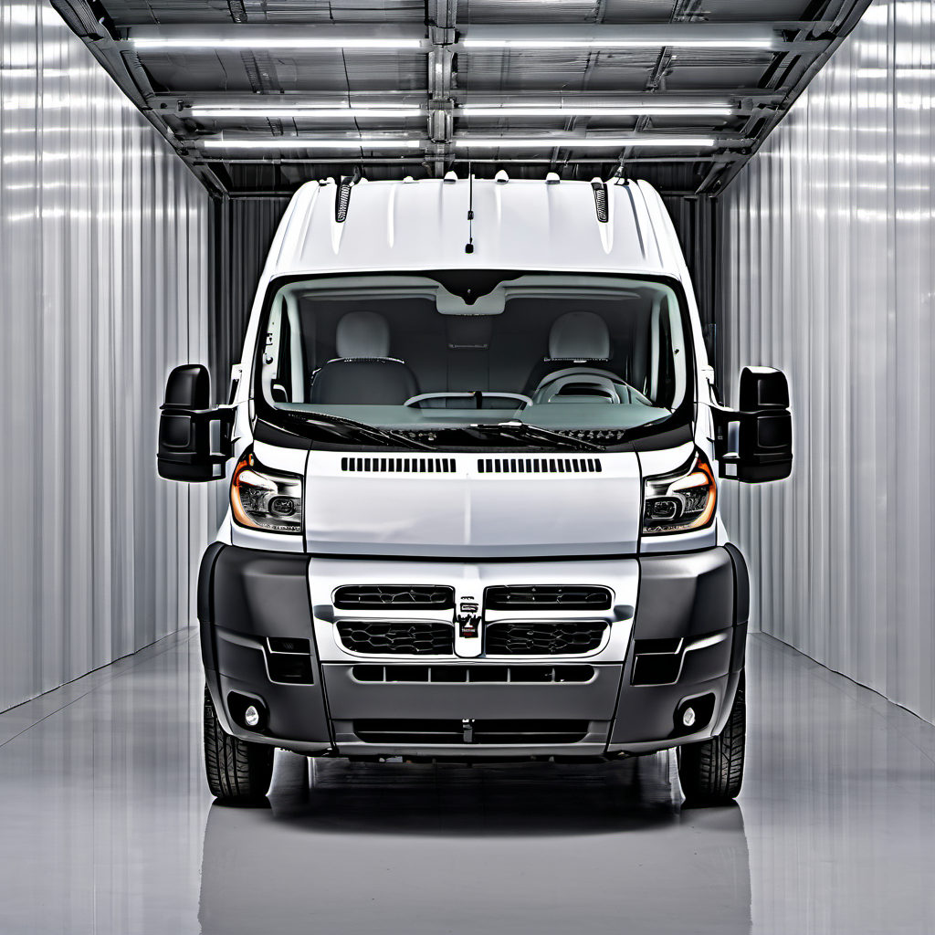 Illustration of a 2015 Ram ProMaster Cargo Van