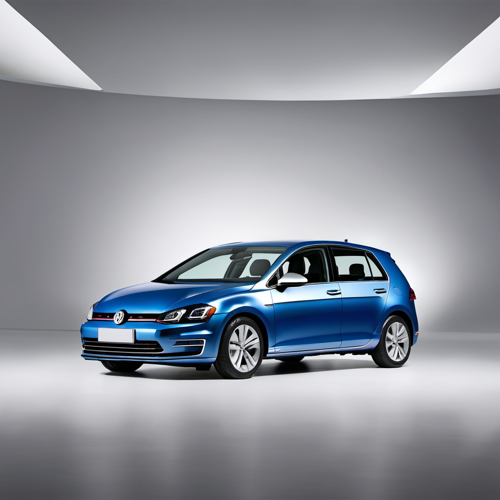Illustration of a 2015 Volkswagen Golf