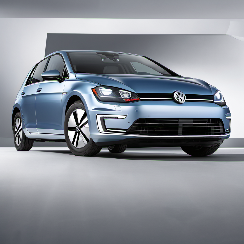 Illustration of a 2015 Volkswagen e-Golf