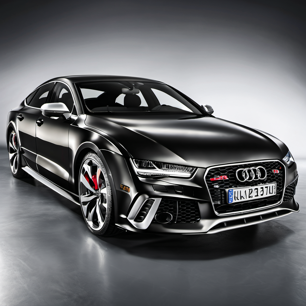 Illustration of a 2016 Audi RS 7