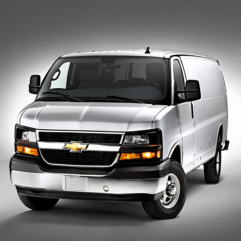 Illustration of a 2016 Chevrolet Express 2500 Passenger