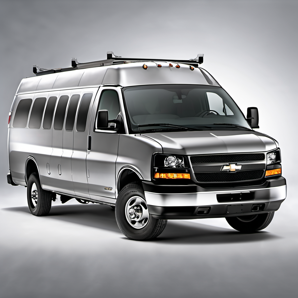 Illustration of a 2016 Chevrolet Express 3500 Cargo