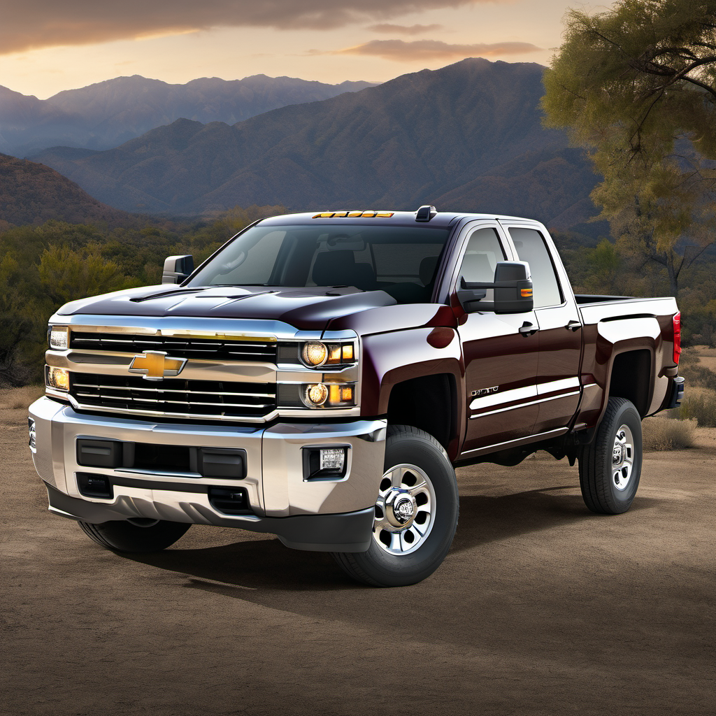 Illustration of a 2016 Chevrolet Silverado 2500 HD Regular Cab