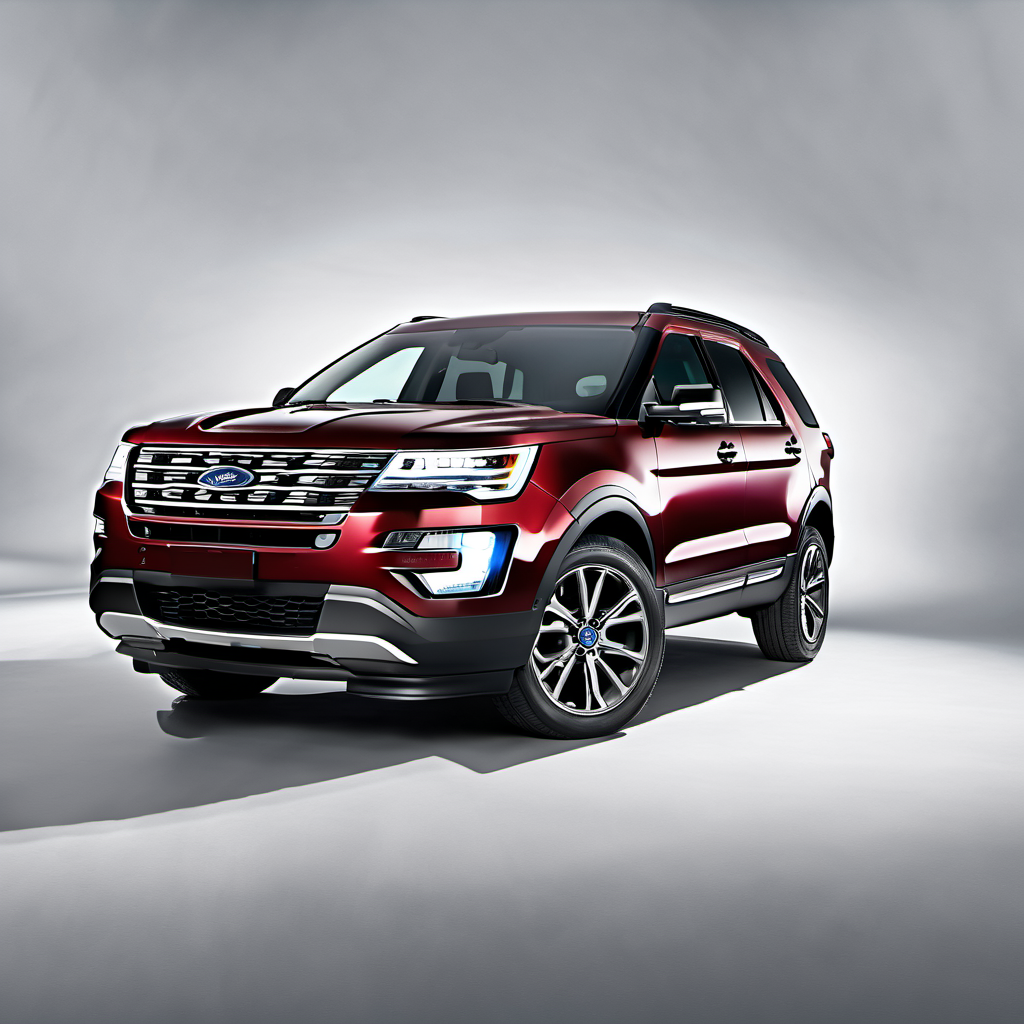 Illustration of a 2016 Ford Explorer Explorer 2WD FFV