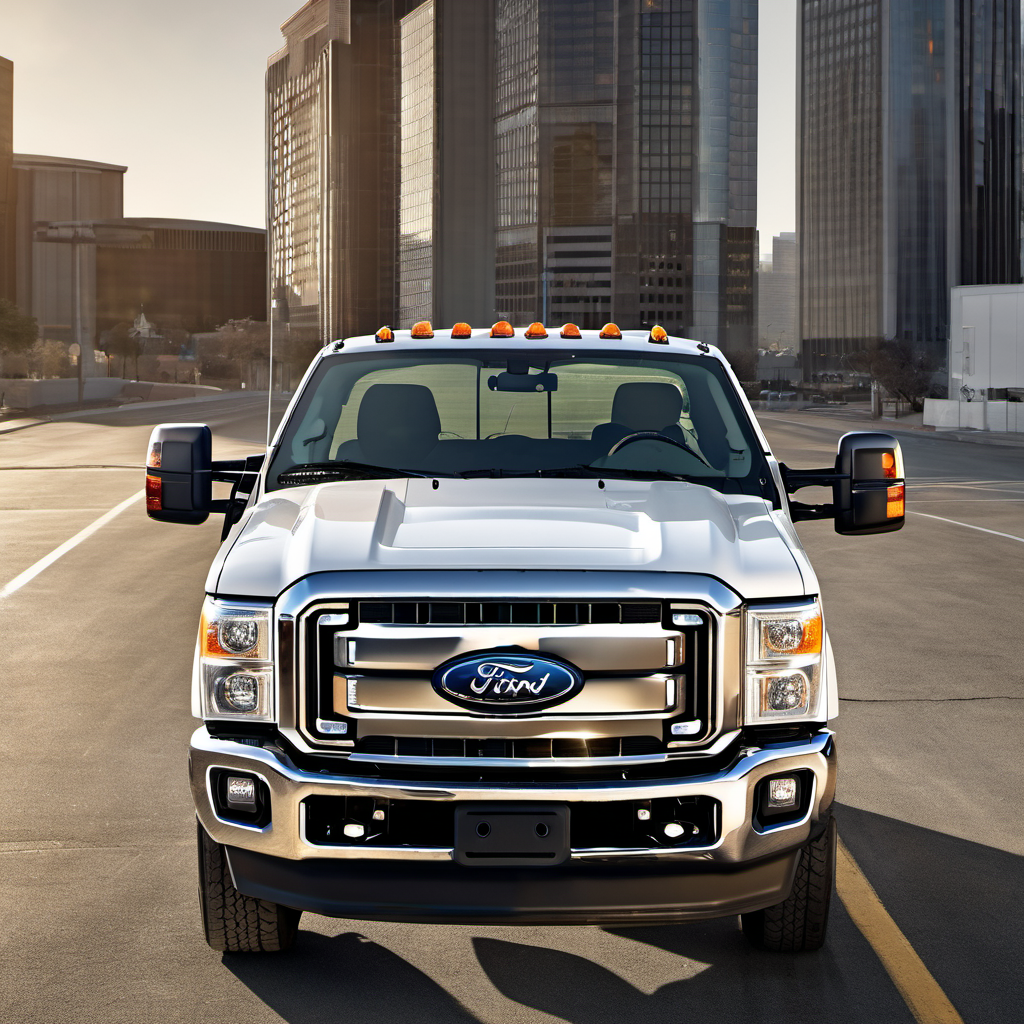 Illustration of a 2016 Ford F350 Super Duty Regular Cab
