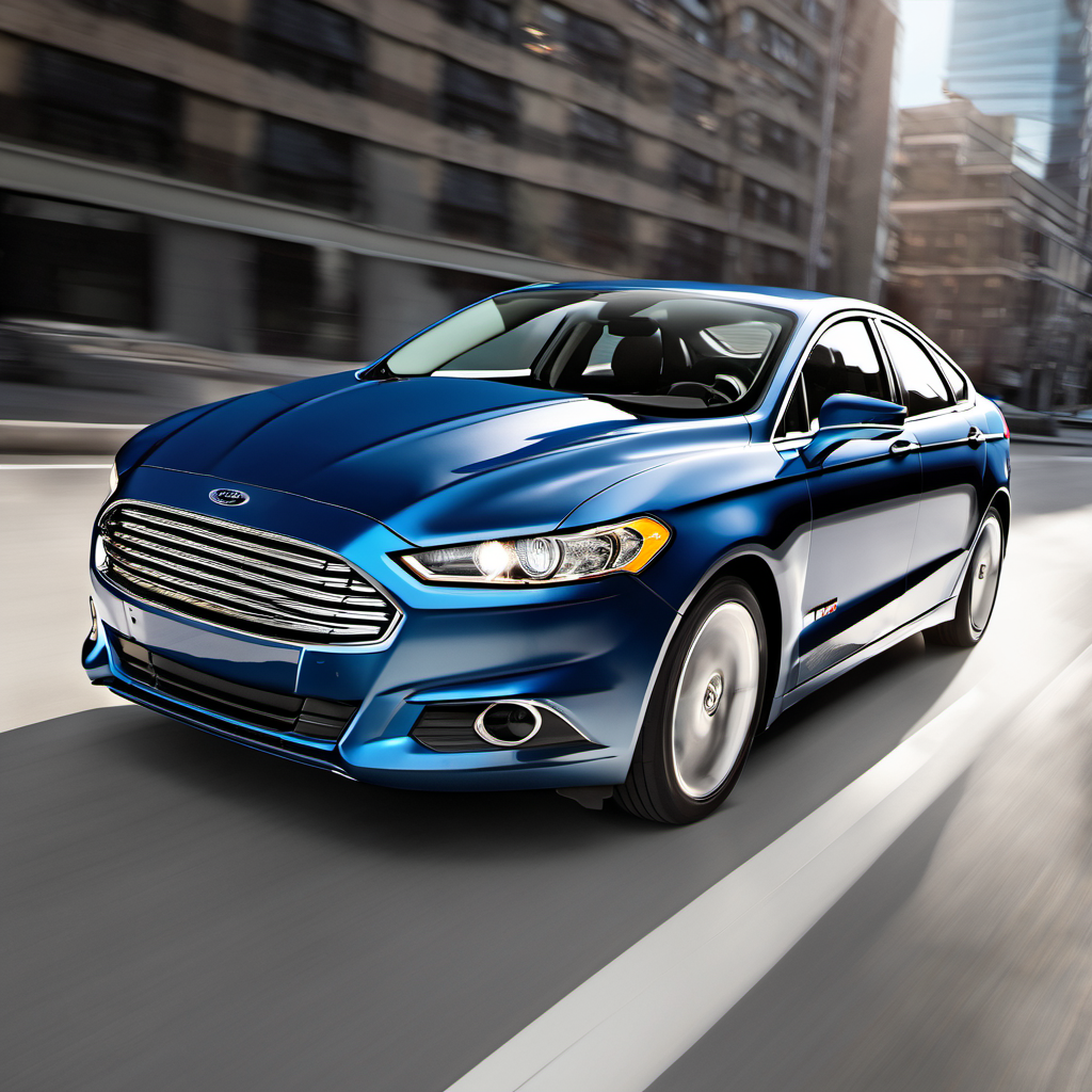 Illustration of a 2016 Ford Fusion