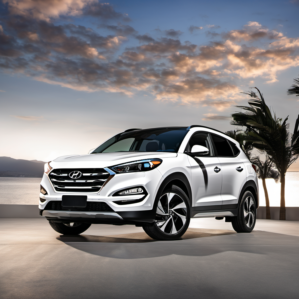 Illustration of a 2016 Hyundai Tucson