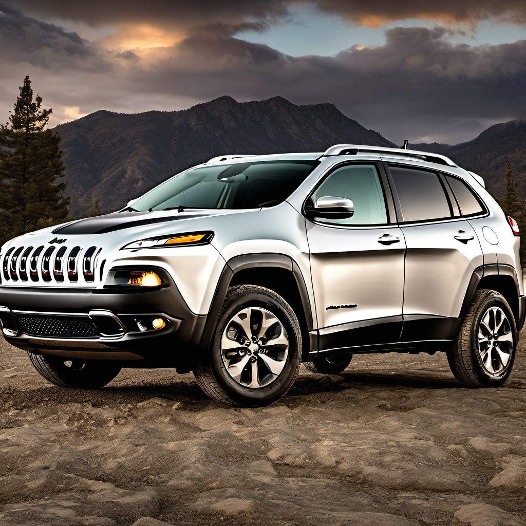 Illustration of a 2016 Jeep Cherokee