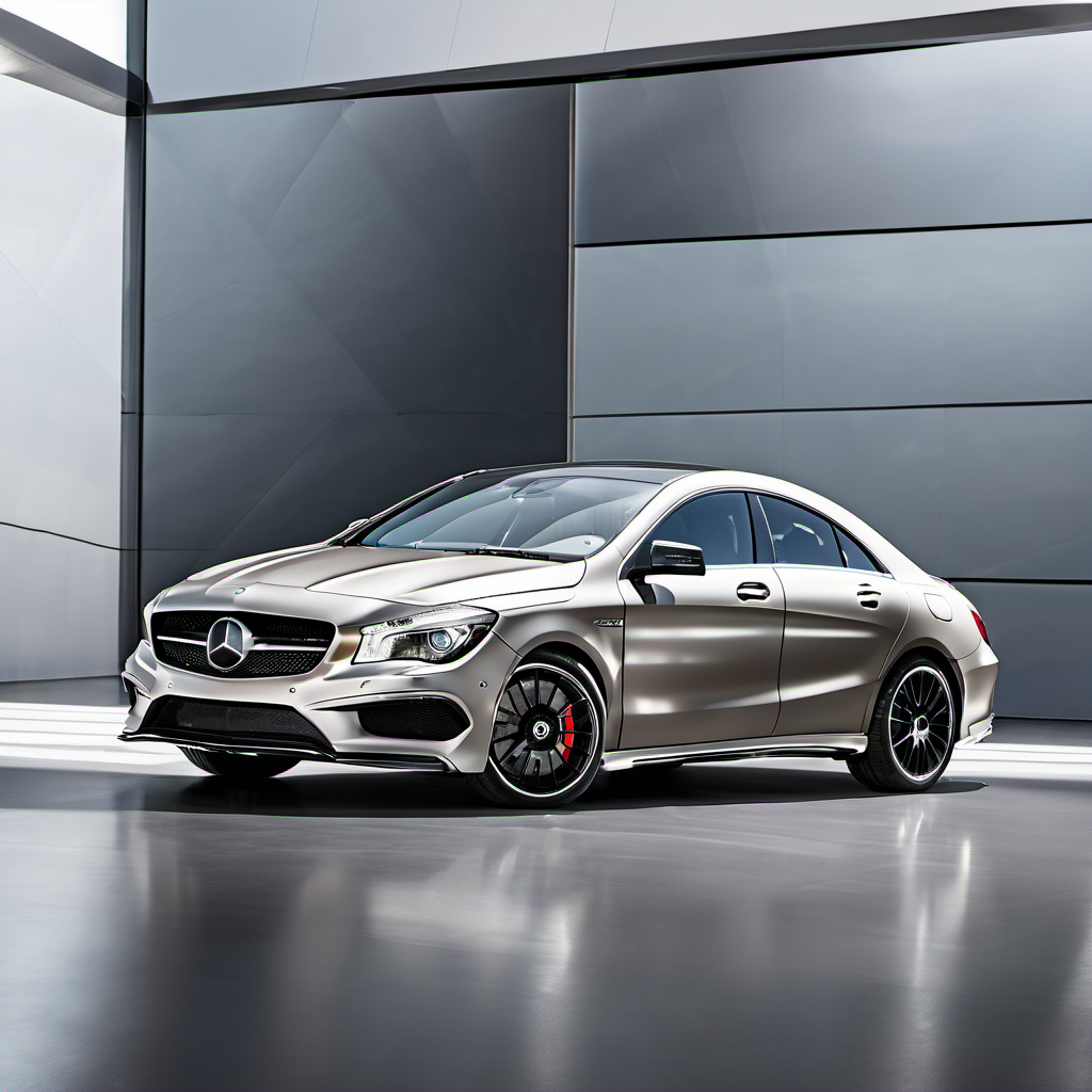Illustration of a 2016 Mercedes-Benz Mercedes-AMG CLA
