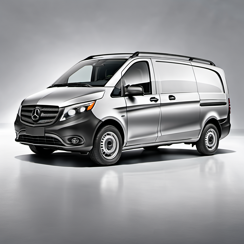 Illustration of a 2016 Mercedes-Benz Metris Cargo Metris (Cargo Van)