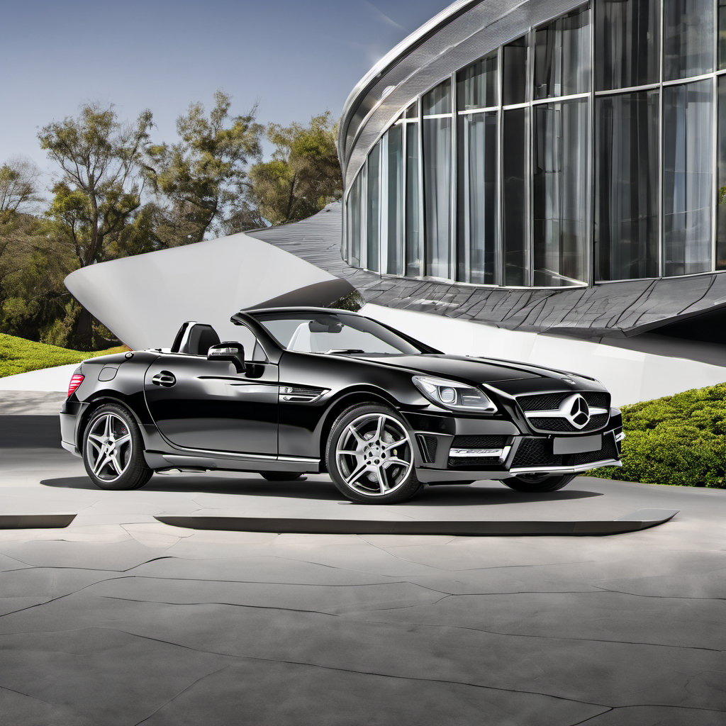 Illustration of a 2016 Mercedes-Benz SLK