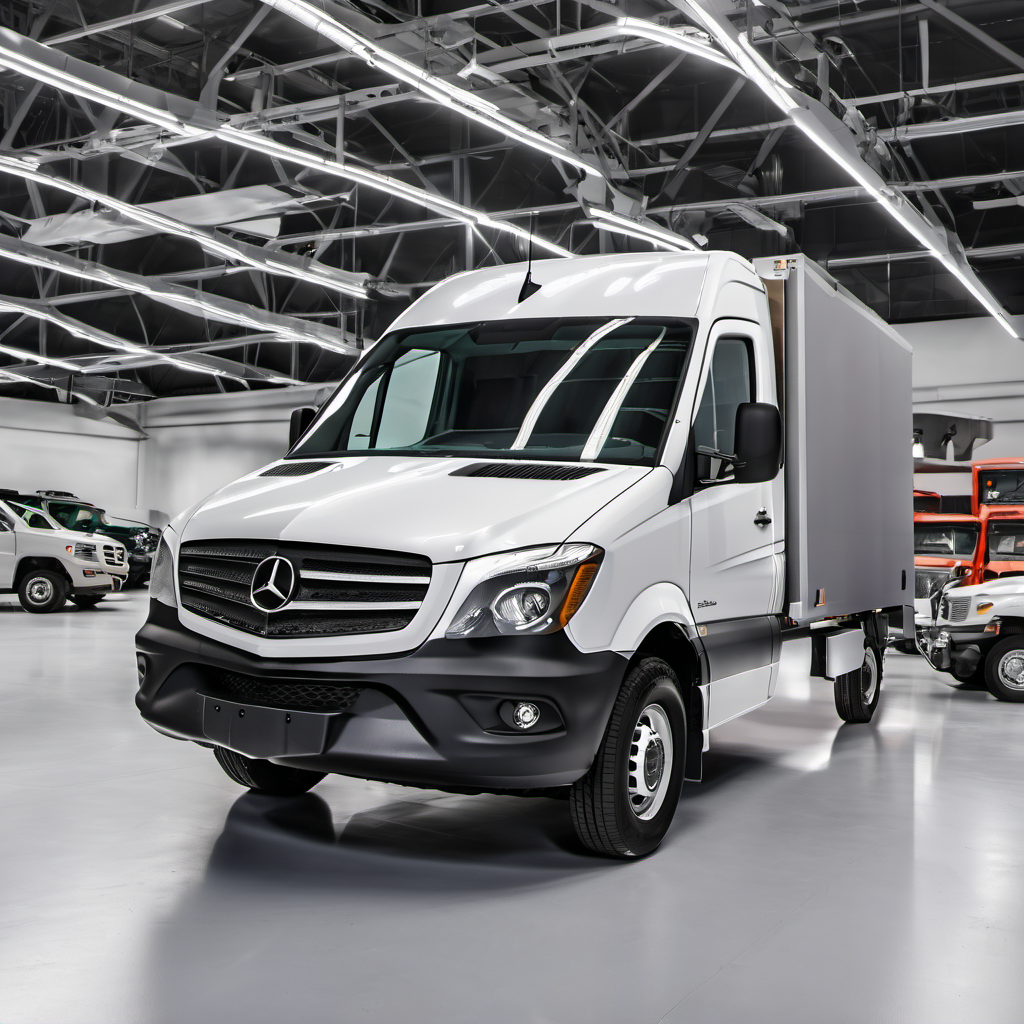Illustration of a 2016 Mercedes-Benz Sprinter 2500 Cargo