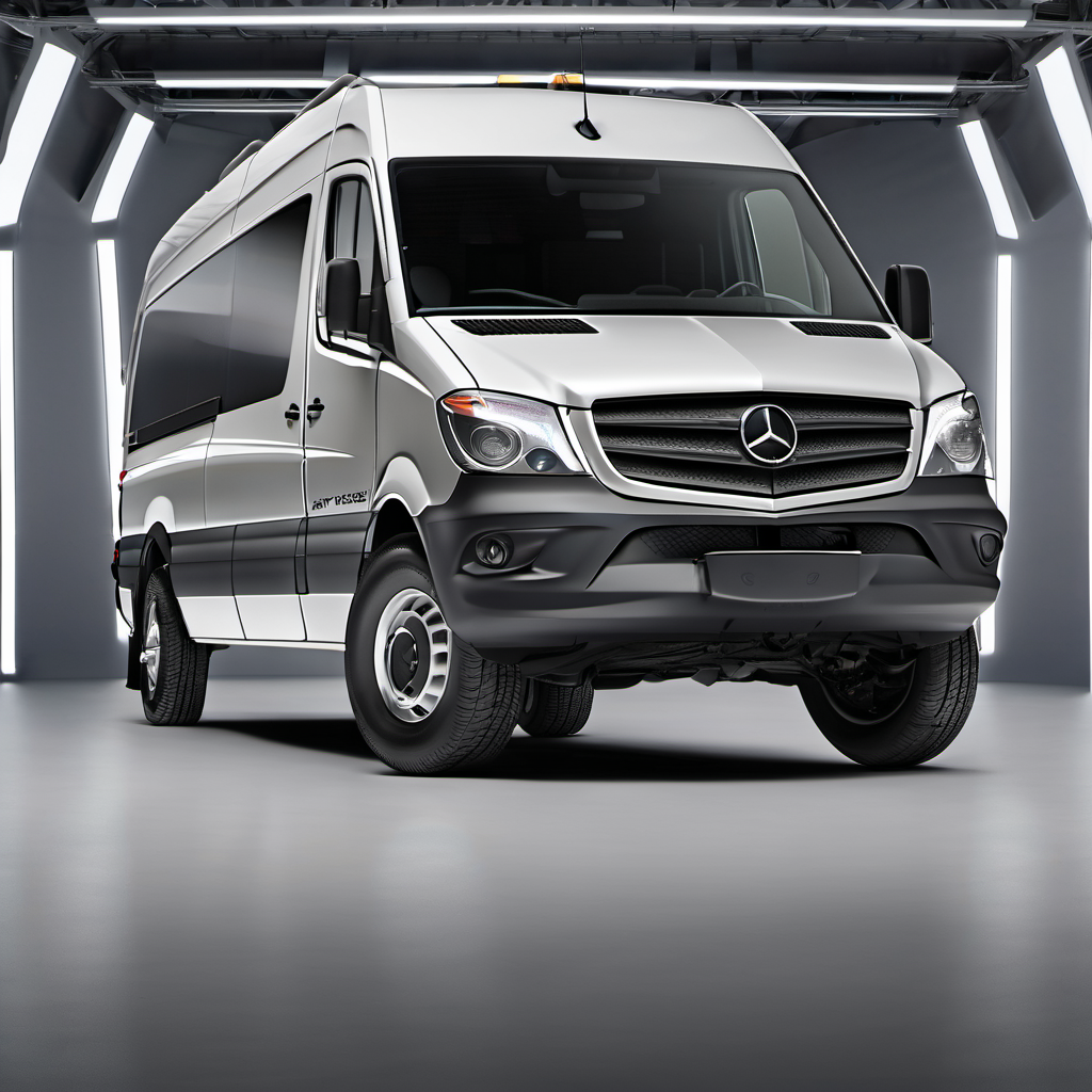 Illustration of a 2016 Mercedes-Benz Sprinter 2500 Passenger