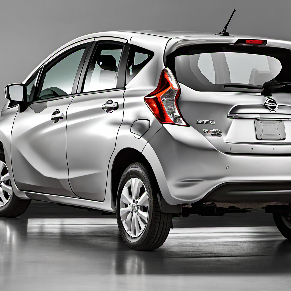 Illustration of a 2016 Nissan Versa Note