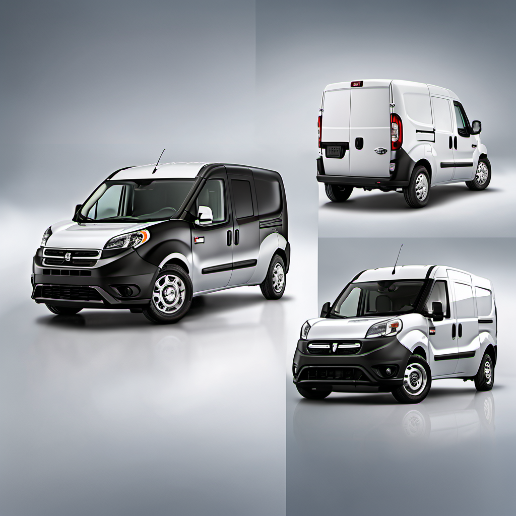 Illustration of a 2016 Ram ProMaster City