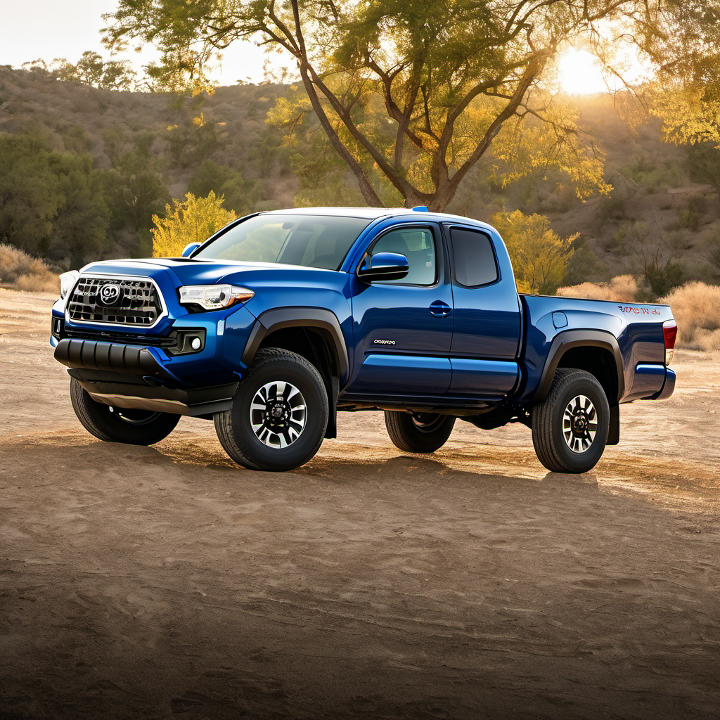 Illustration of a 2016 Toyota Tacoma Access Cab