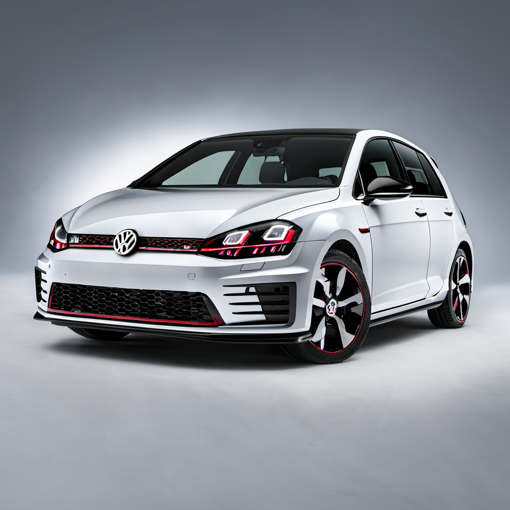 Illustration of a 2016 Volkswagen Golf