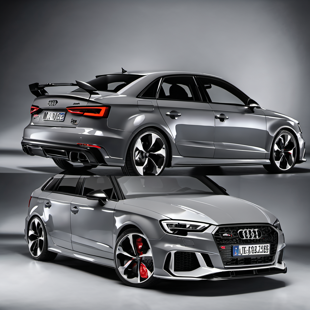 Illustration of a 2017 Audi RS 3