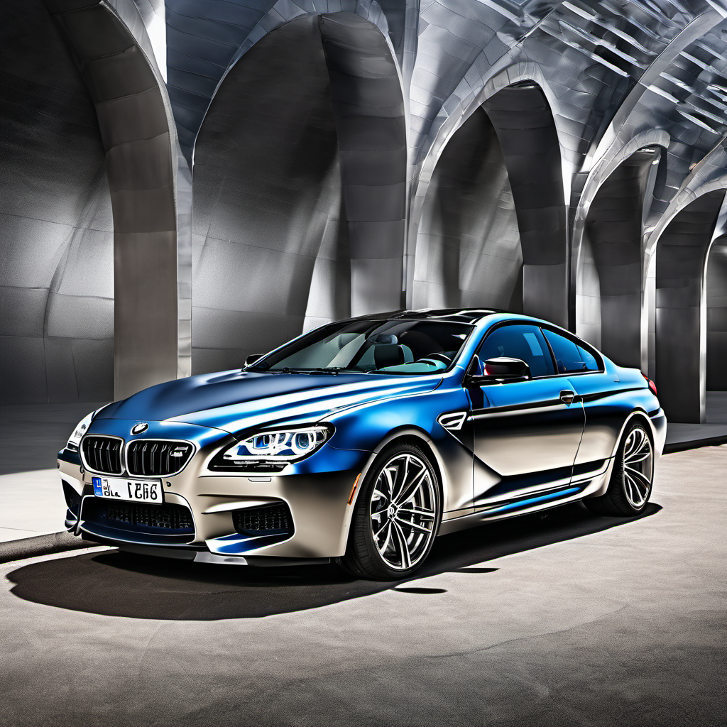Illustration of a 2017 BMW M6 6-Series