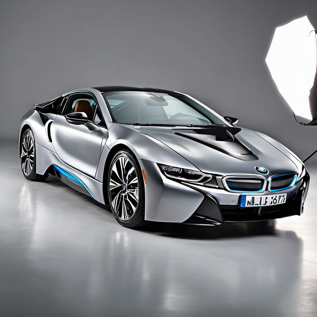 Illustration of a 2017 BMW i8