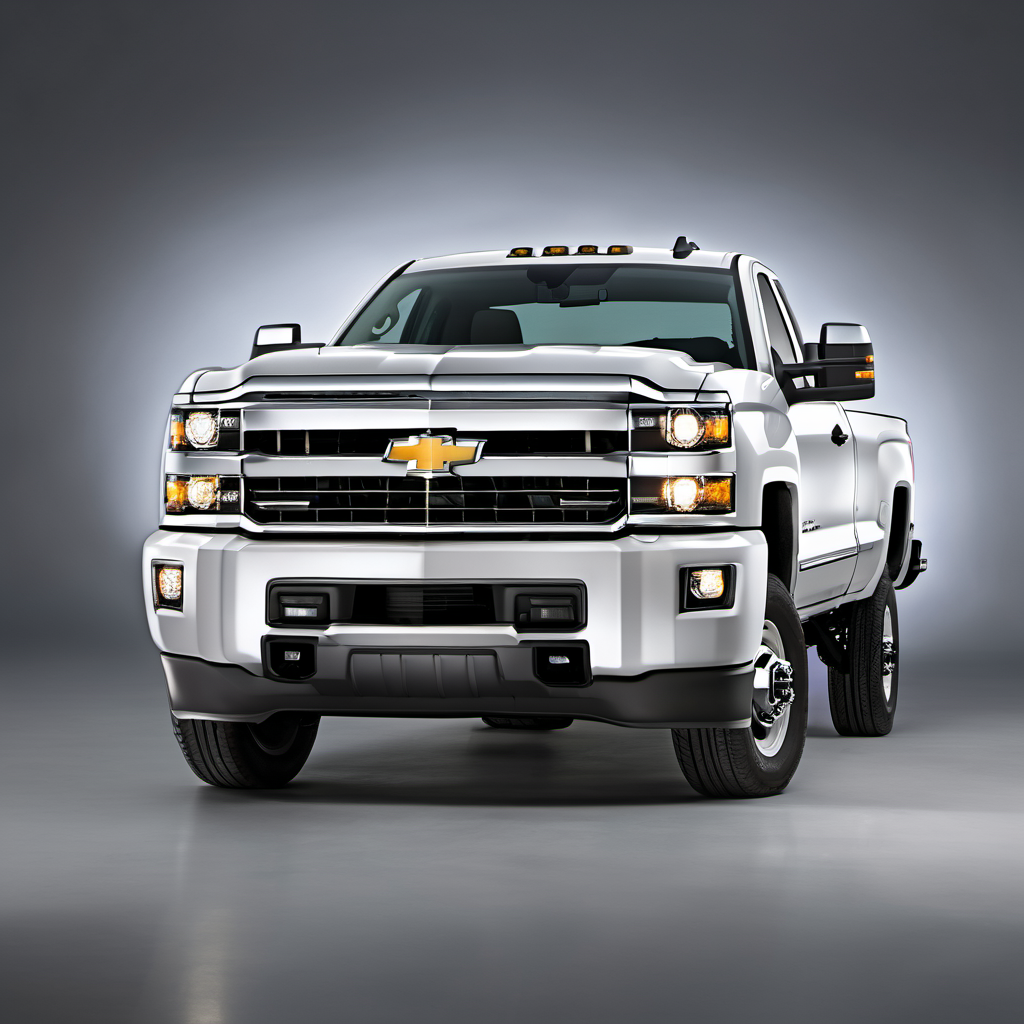 Illustration of a 2017 Chevrolet Silverado 2500 HD Regular Cab