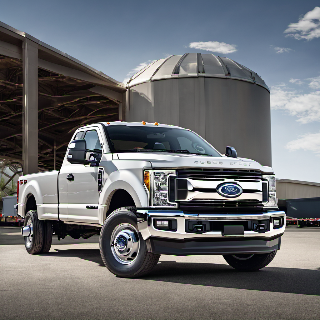 Illustration of a 2017 Ford F350 Super Duty Regular Cab