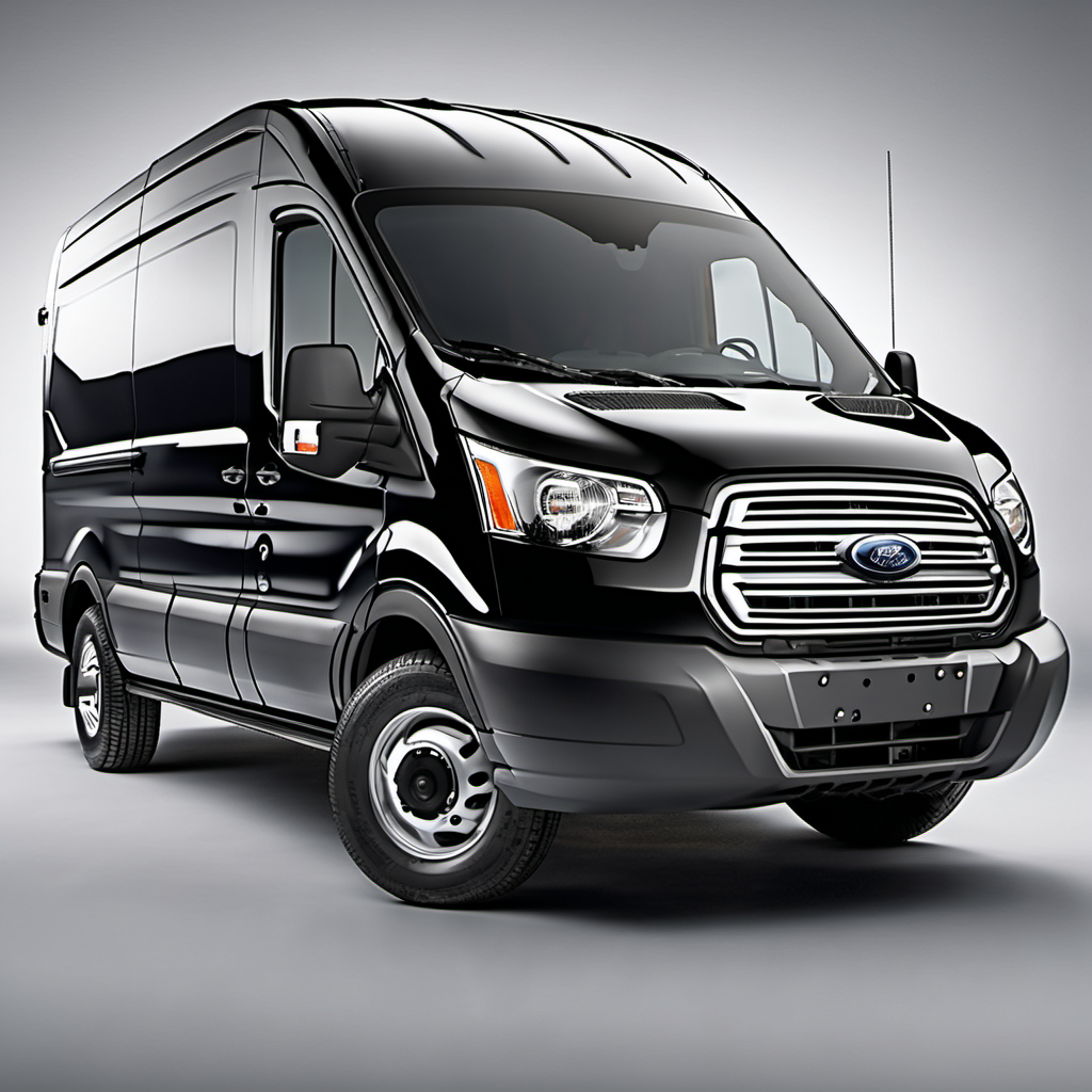 Illustration of a 2017 Ford Transit 350 Van