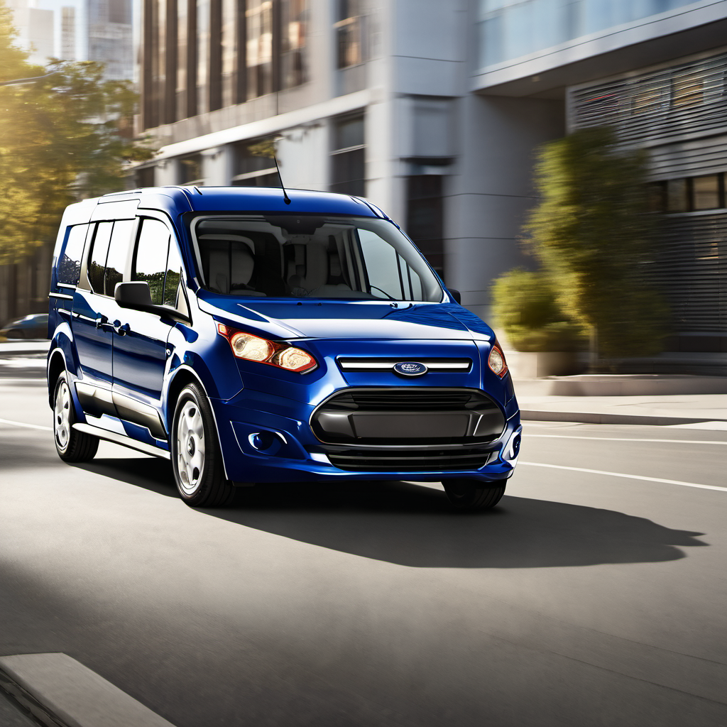 Illustration of a 2017 Ford Transit Connect Passenger XLT