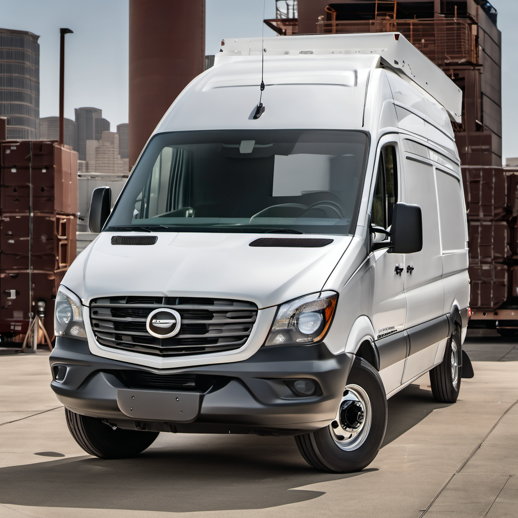 Illustration of a 2017 Freightliner Sprinter WORKER Cargo 2500