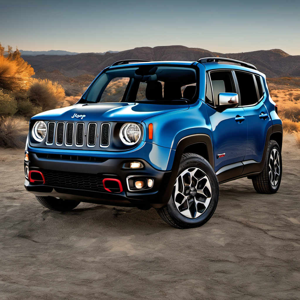 Illustration of a 2017 Jeep Renegade