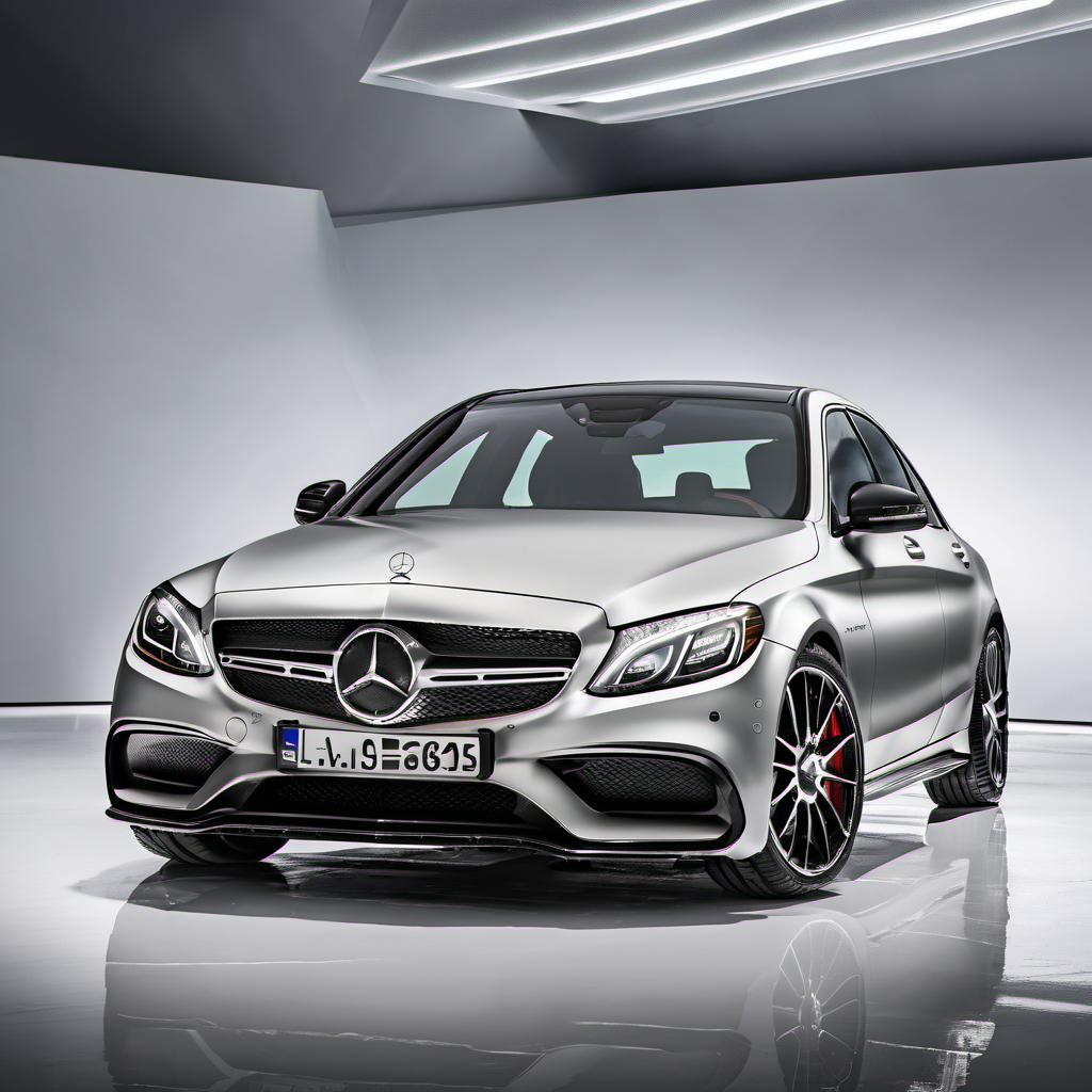 Illustration of a 2017 Mercedes-Benz Mercedes-AMG C-Class C300-4M