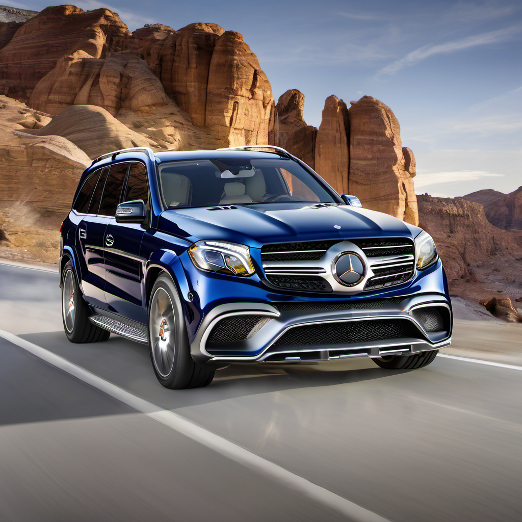 Illustration of a 2017 Mercedes-Benz Mercedes-AMG GLS