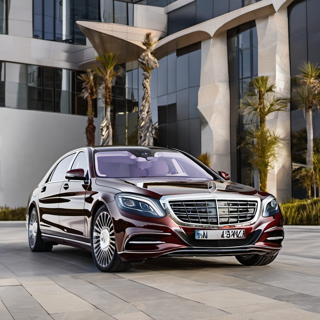 Illustration of a 2017 Mercedes-Benz Mercedes-Maybach S-Class Mercedes-Maybach S550-4M