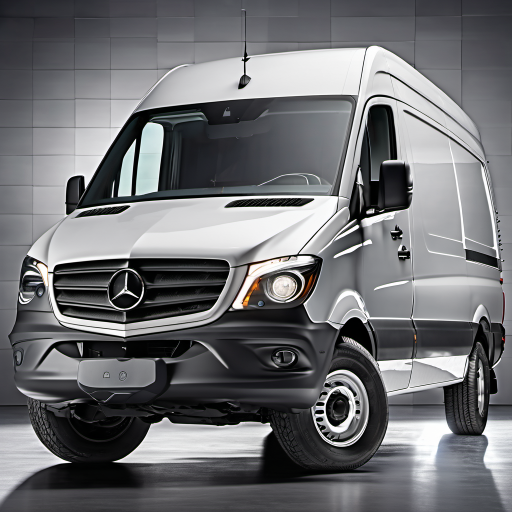 Illustration of a 2017 Mercedes-Benz Sprinter WORKER Cargo