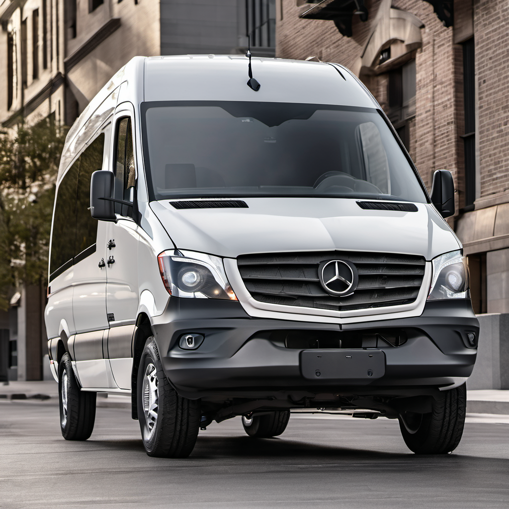 Illustration of a 2017 Mercedes-Benz Sprinter WORKER Passenger