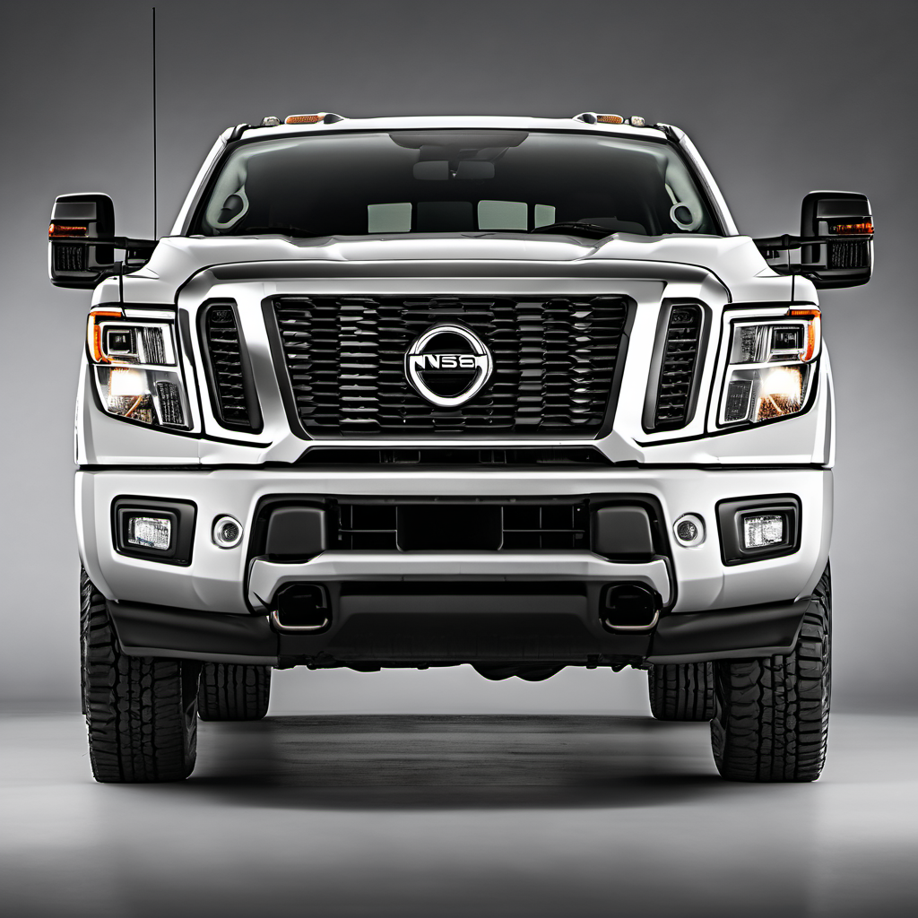 Illustration of a 2017 Nissan TITAN XD King Cab
