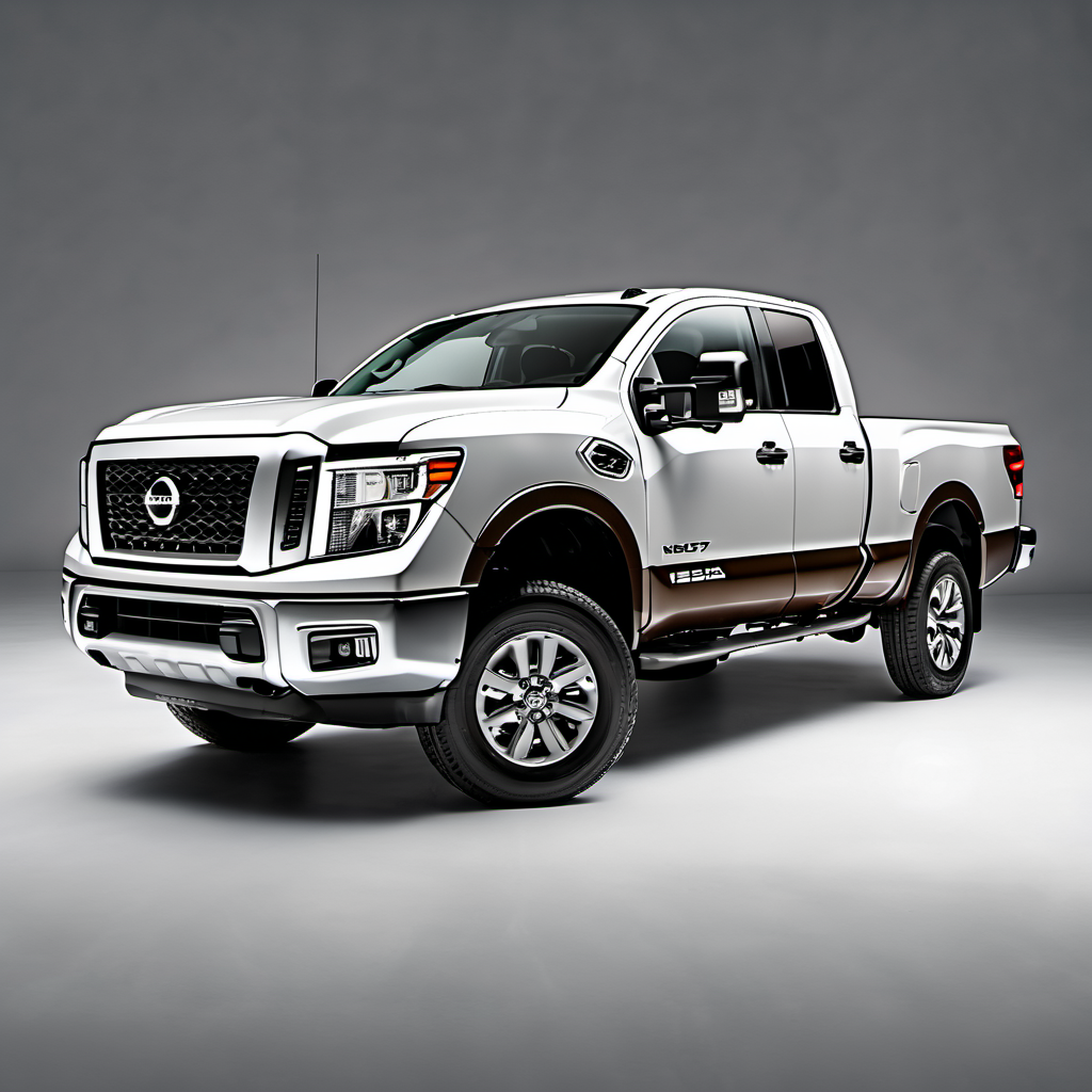 Illustration of a 2017 Nissan TITAN XD Single Cab