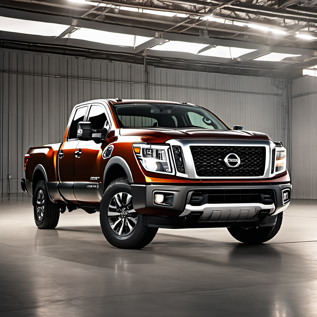 Illustration of a 2017 Nissan Titan King Cab