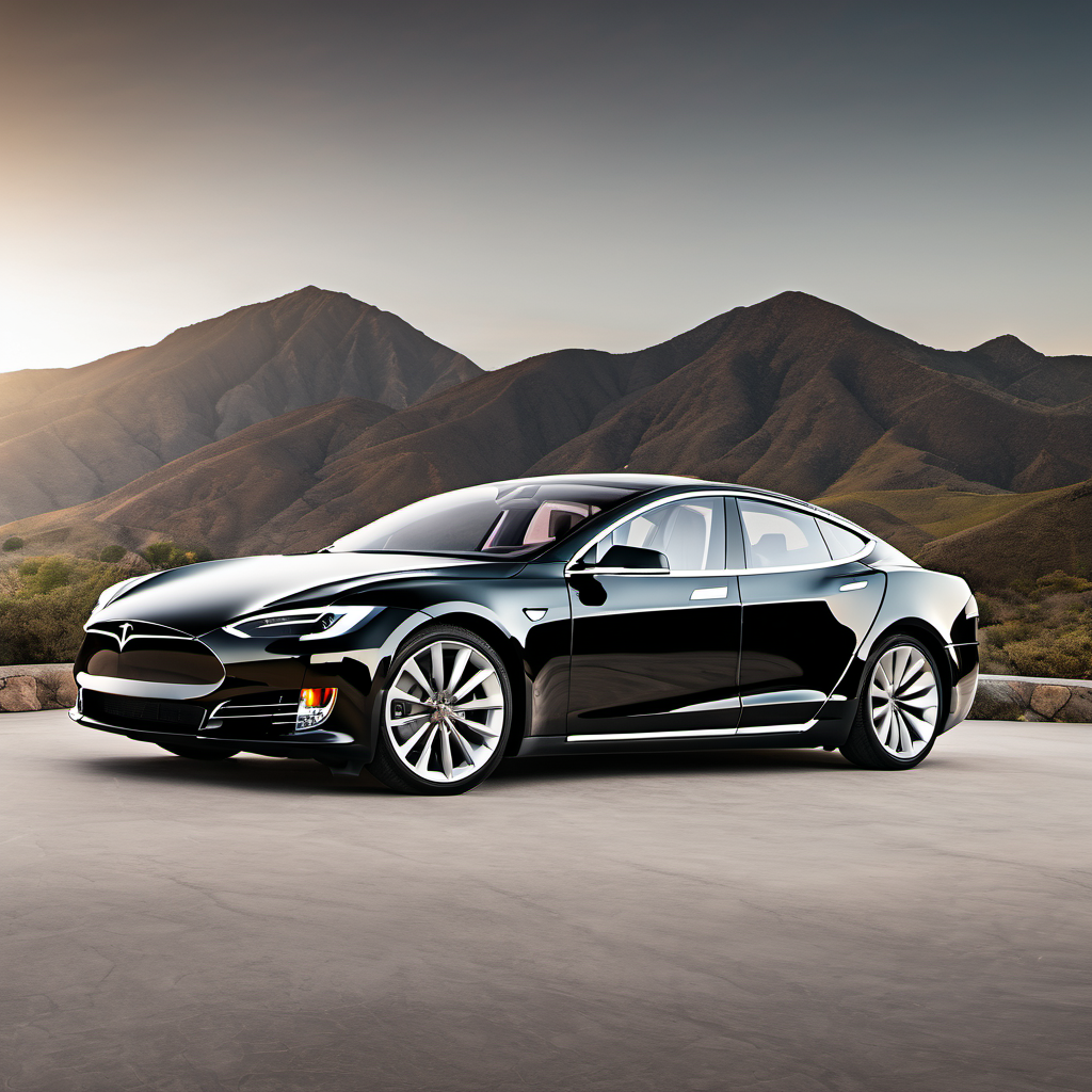 Illustration of a 2017 Tesla Model S Model S AWD - 60D