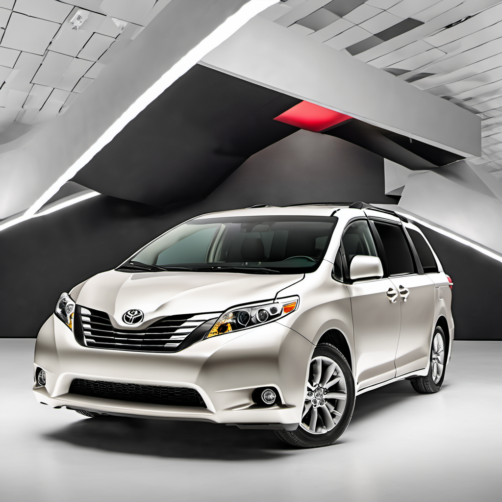 Illustration of a 2017 Toyota Sienna