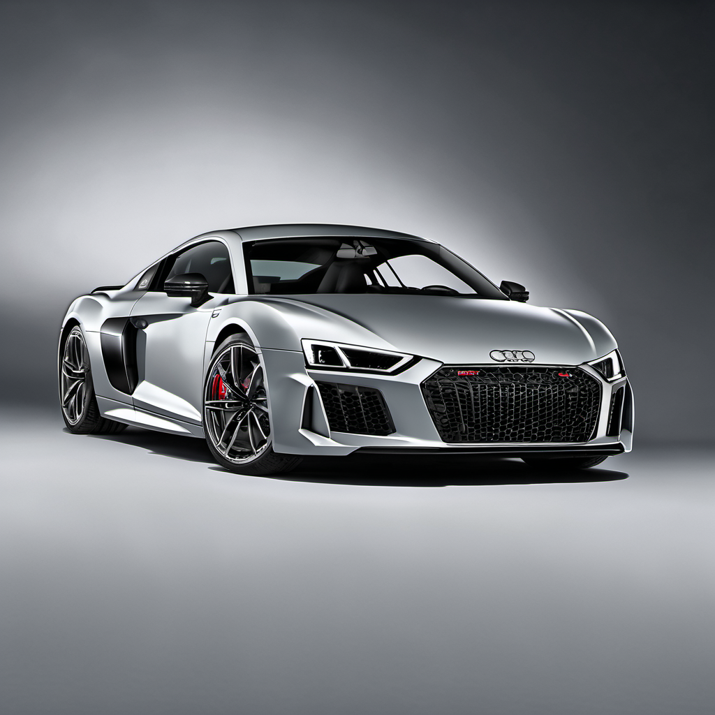 Illustration of a 2018 Audi R8
