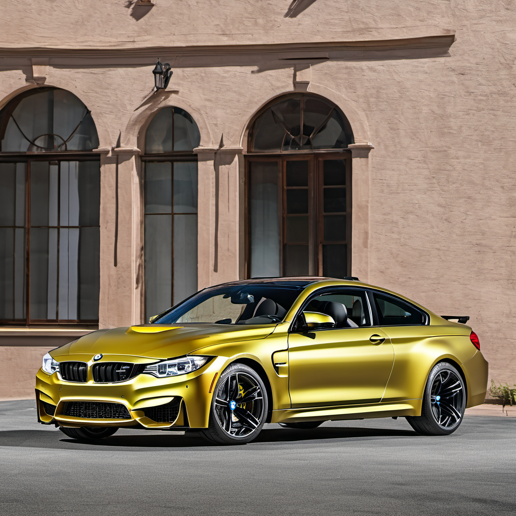 Illustration of a 2018 BMW M4