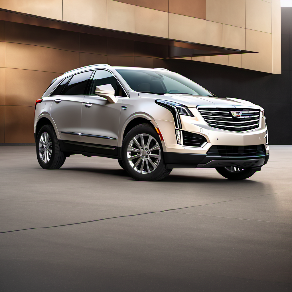 Illustration of a 2018 Cadillac XT5